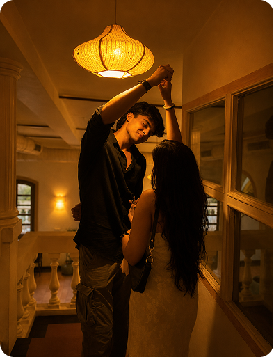 A warm moment that feels close across distance